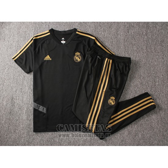 Chandal del Real Madrid Manga Corta 2019-2020 Negro